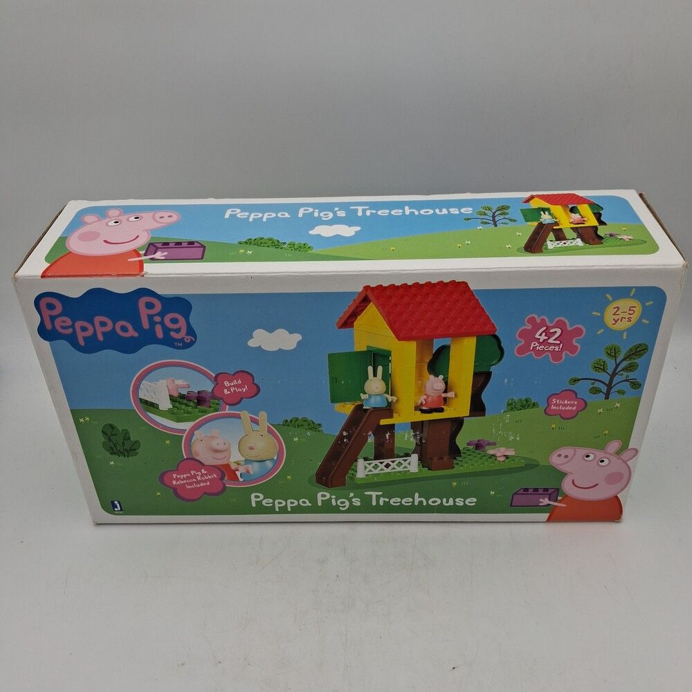 Peppa Pig Treehouse Buildable Playset Jazwares ~ Missing Figures
